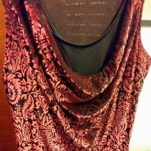 Motherhood Cowl Neck Sleeveless Top